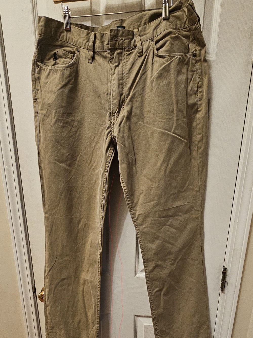 Polo Ralph Lauren Men's Tan Cotton Chino Pants